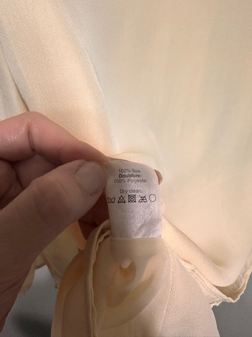J.Crew 100% Silk Cream V-Neck Button Blouse | Classic Chic Sz 4 - Picture 12 of 12